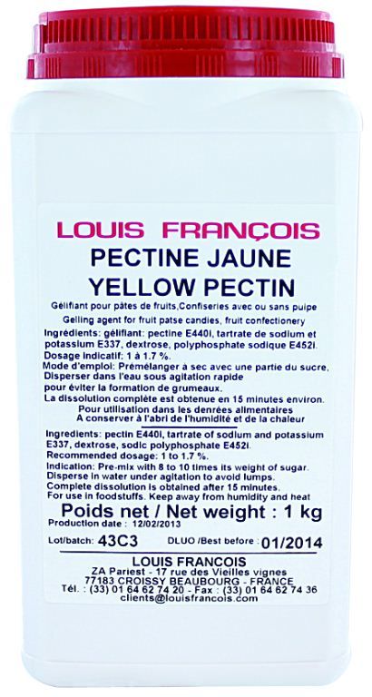 Pectine jaune - LOUIS FRANCOIS - Boite de 1 kg