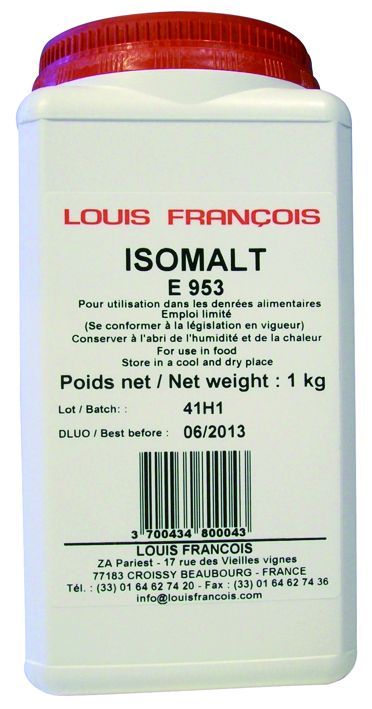 Isomalt Gallia - LOUIS FRANCOIS - Boite de 1 kg