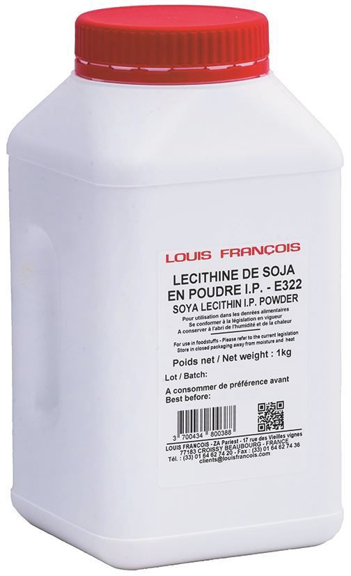 Lécithine de soja en poudre - LOUIS FRANCOIS - Boite de 1 kg