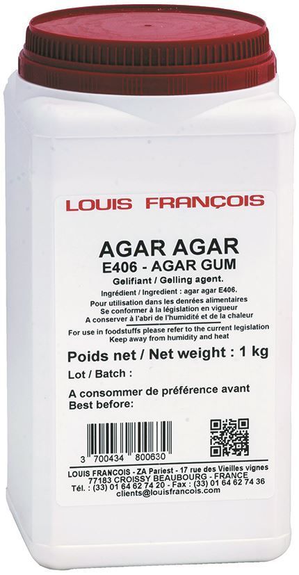 Agar Agar - LOUIS FRANCOIS - Boite de 1 kg