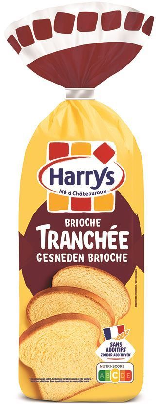 Brioche tranchée nature - HARRYS - Carton de 7 paquets