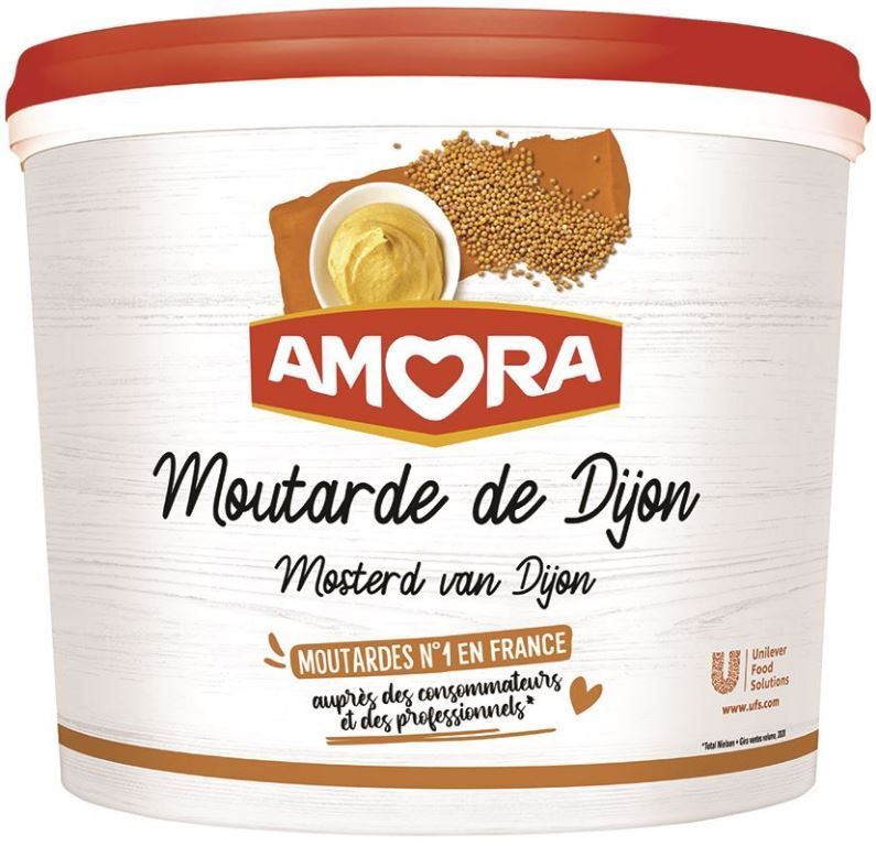 Moutarde de Dijon - AMORA - Seau de 5 L