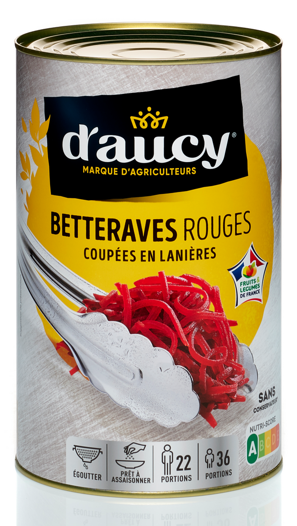 Betteraves rouges en lanières CE2 - D'AUCY - Boite 5/1