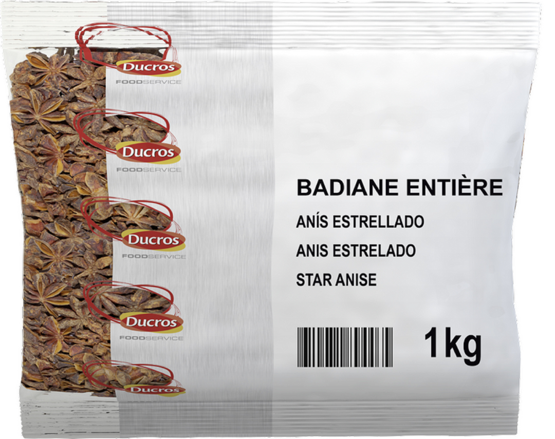 Badiane entière - DUCROS - Sachet de 1 kg