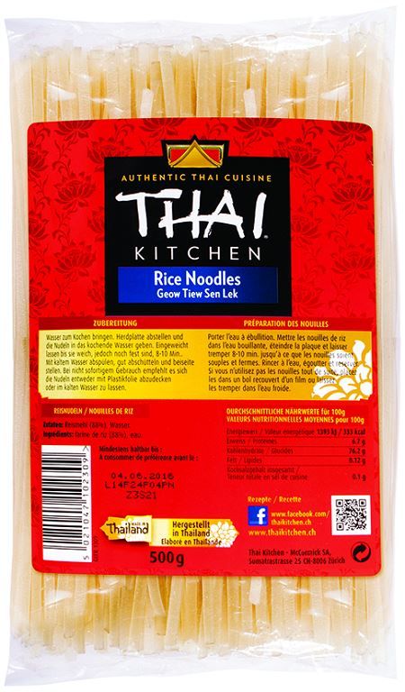 Nouilles de riz - THAI KITCHEN - Paquet de 500 g