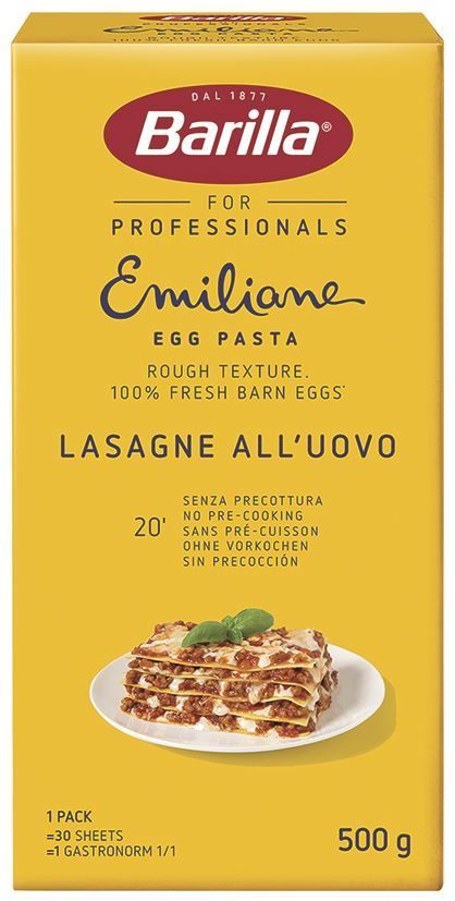 Lasagnes - BARILLA - Paquet de 500 g