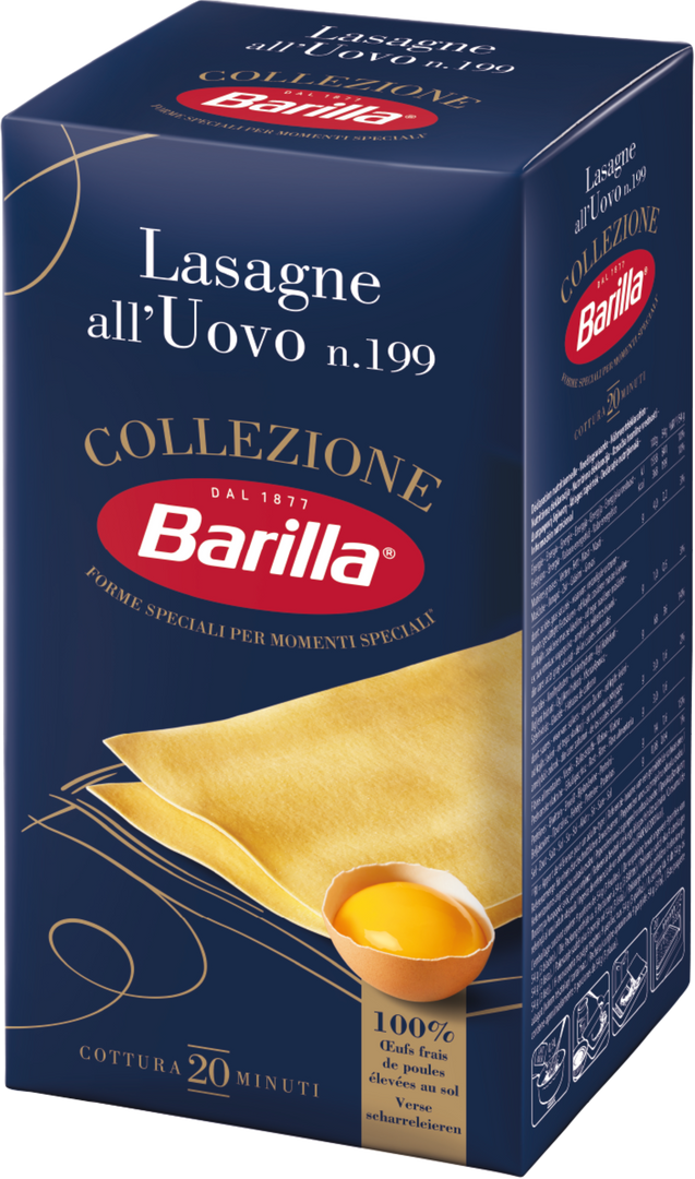 Lasagnes - BARILLA - Paquet de 500 g