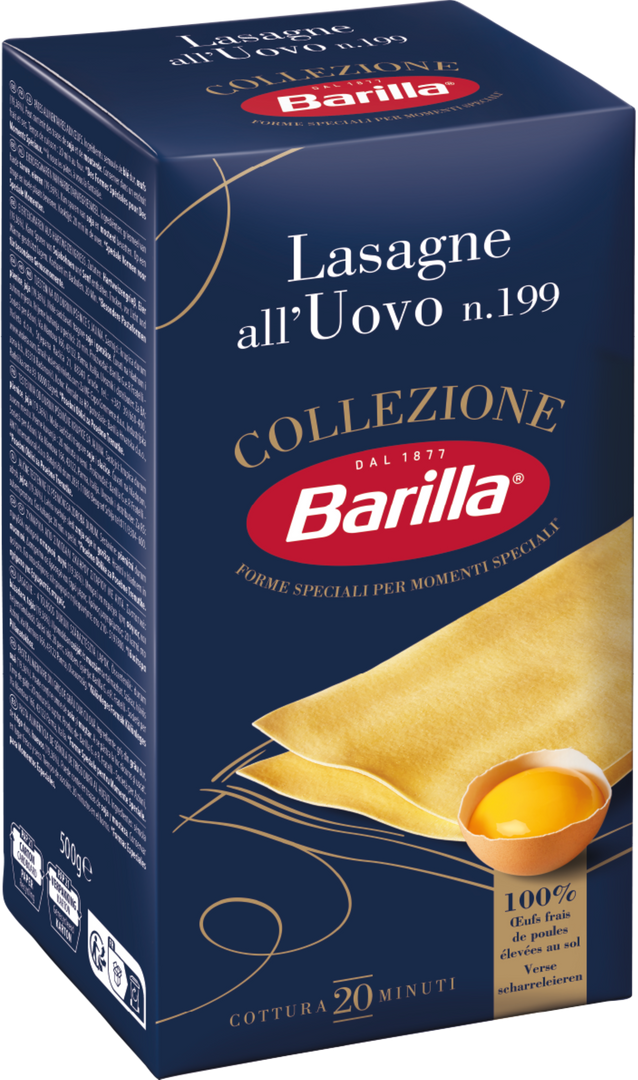 Lasagnes - BARILLA - Paquet de 500 g