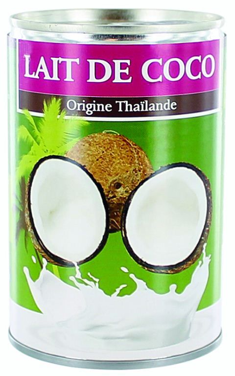 Lait de coco - CVFOOD - Boite de 400 ml