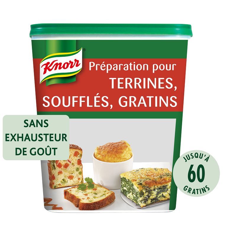 Préparation pour terrines, soufflés et gratins - KNORR - Boite de 720 g