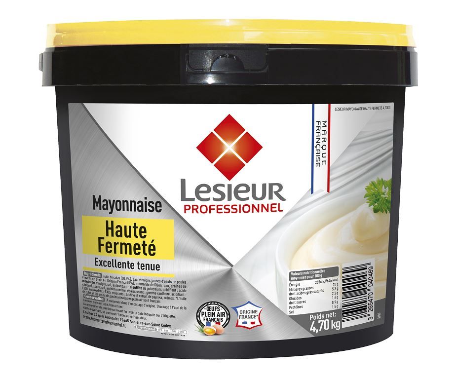 Mayonnaise haute fermeté - LESIEUR - Seau de 5 L