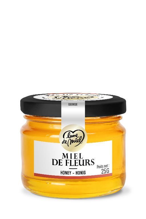 Miel De Fleurs Liquide Lune De Miel Carton De 48 Pots Miels Et Sirops 