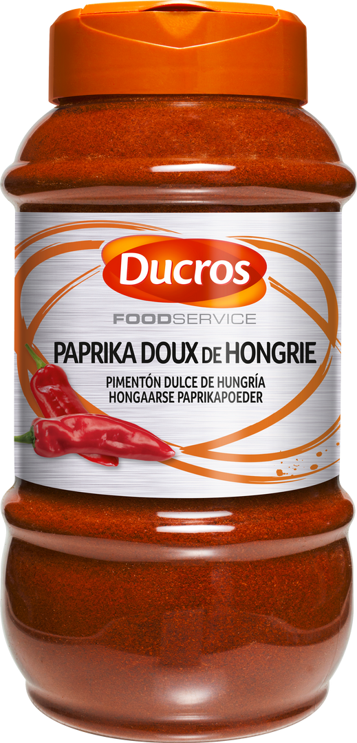 Paprika doux moulu de Hongrie - DUCROS - Pot de 500 g