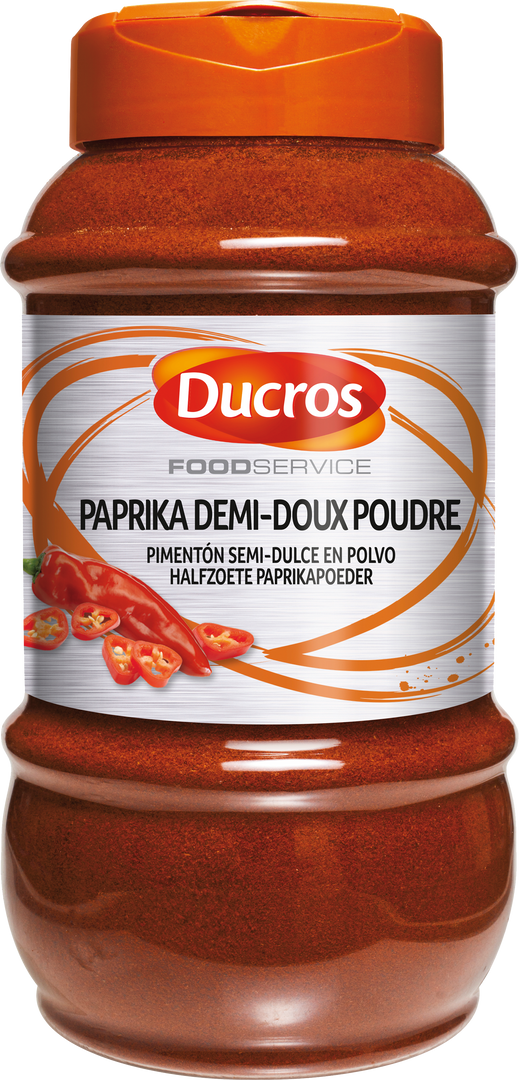 Paprika demi-doux moulu - DUCROS - Pot de 425 g