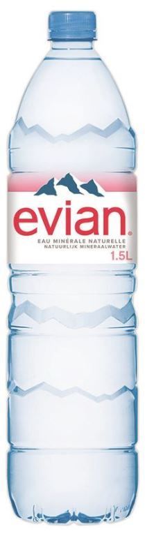 Eau plate Evian - EVIAN - Pack de 6 bouteilles