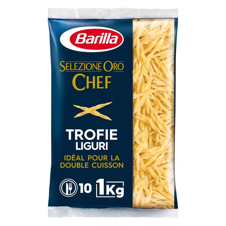 Trofie Liguri Oro Chef - BARILLA - Carton de 9 sachets