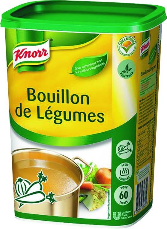 Bouillon de légumes déshydraté - KNORR - Boite de 1,2 kg