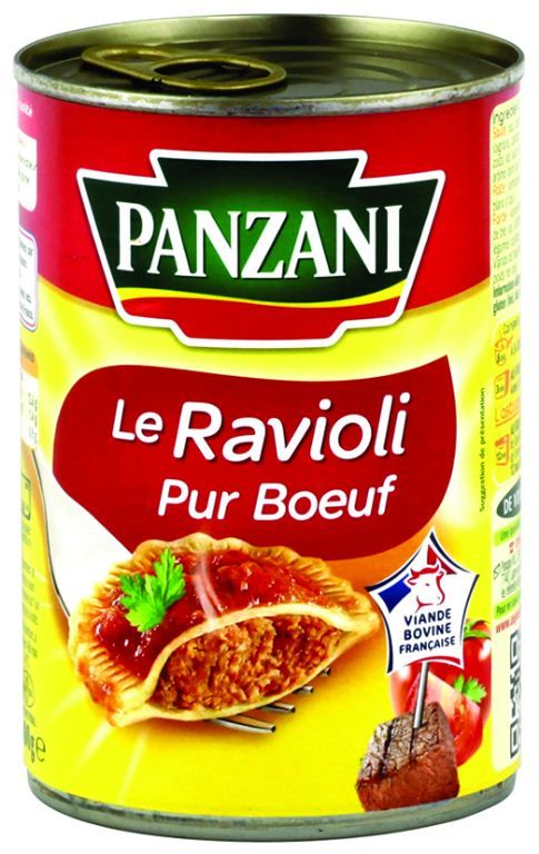 Ravioli pur boeuf - PANZANI - Boite 4/4