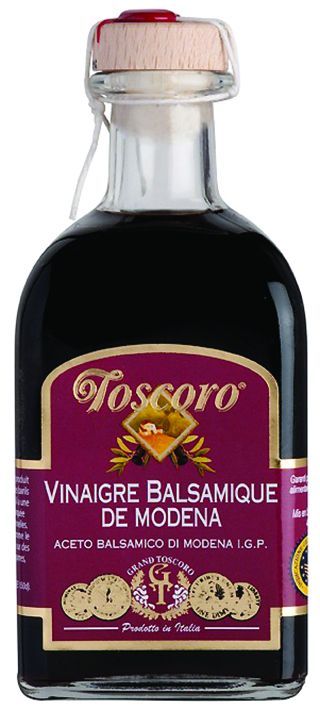 Vinaigre balsamique de Modène IGP - TOSCORO - Bouteille verre de 250 ml