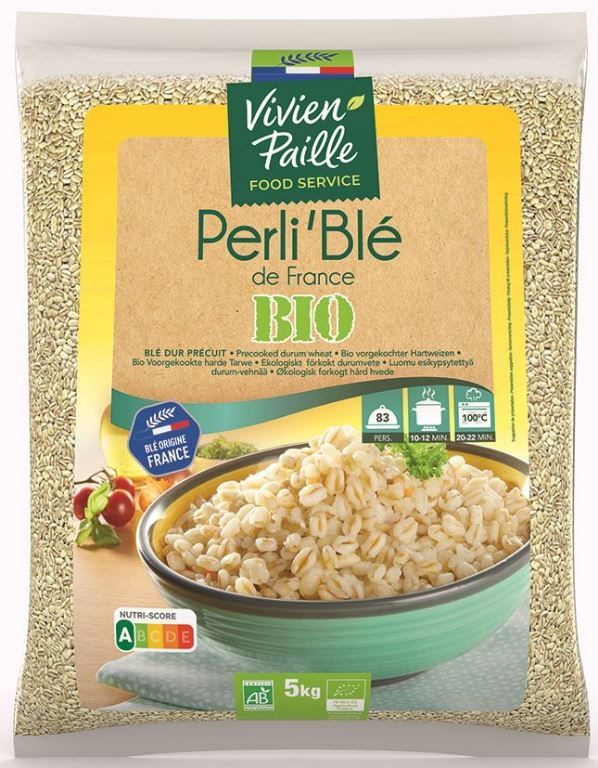 Blé dur précuit Perli'Blé Bio - VIVIEN PAILLE - Sac de 5 kg