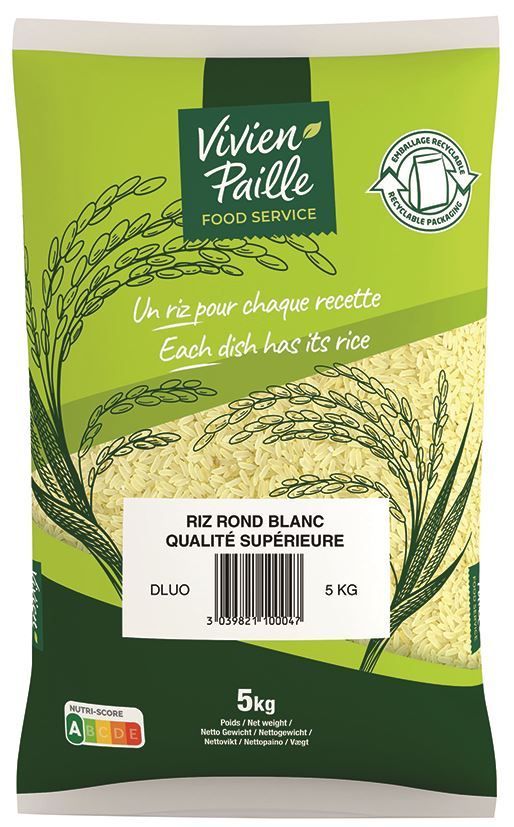 Riz rond blanc QS - VIVIEN PAILLE - Sac de 5 kg