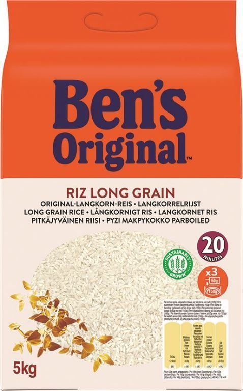 Riz long grain Tradition - BEN'S ORIGINAL - Sac de 5 kg