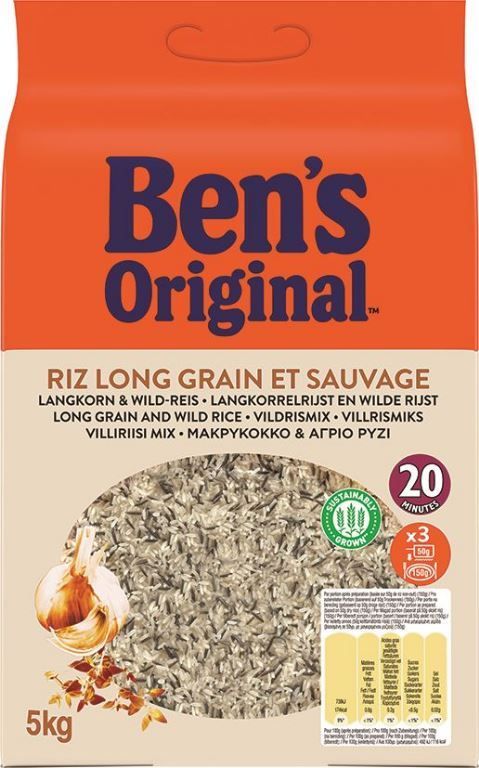 Riz long grain et sauvage - BEN'S ORIGINAL - Sac de 5 kg