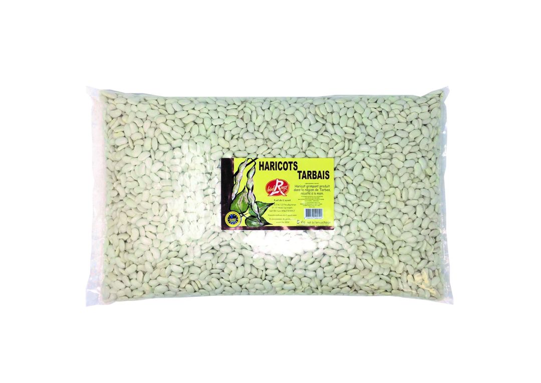 Haricots Tarbais Label rouge et IGP - LEGUMOR - Sac de 5 kg