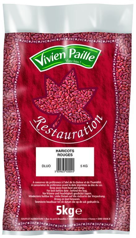 Haricots rouges - VIVIEN PAILLE - Sac de 5 kg