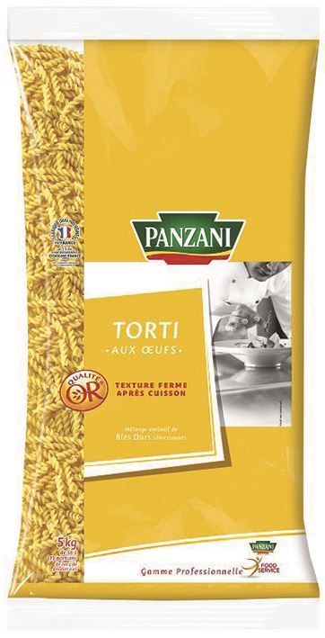 Torti aux oeufs frais QS - PANZANI SOLUTIONS - Sac de 5 kg