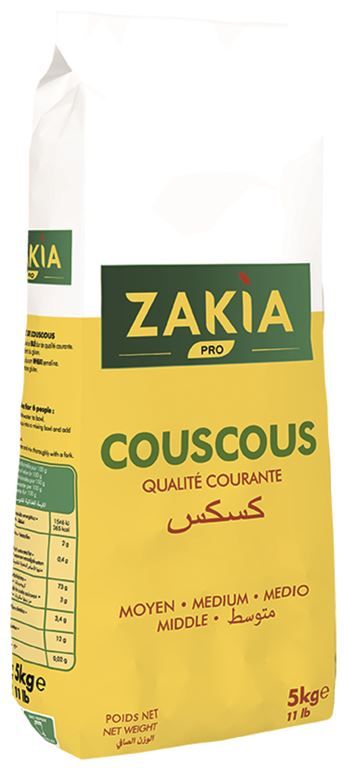 Semoule de couscous moyen - PANZANI SOLUTIONS - Sac de 5 kg