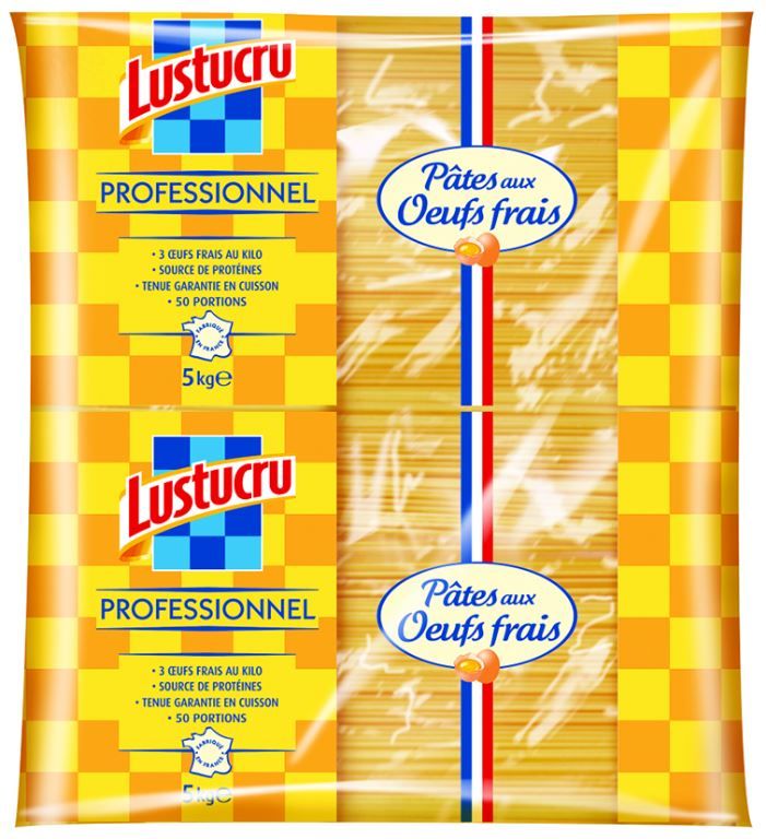 Spaghetti aux oeufs frais QS - LUSTUCRU - Sac de 5 kg