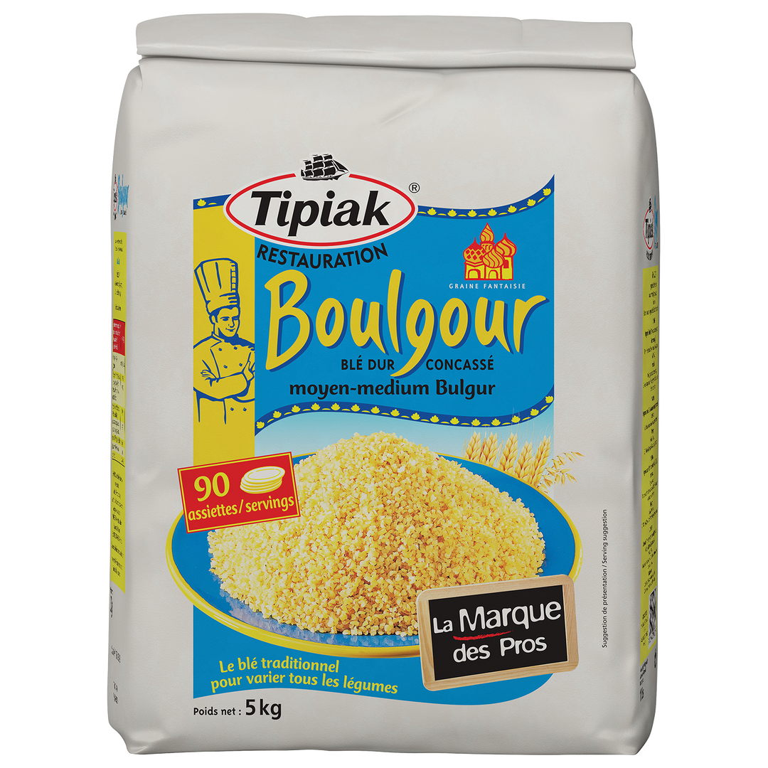 Boulgour - TIPIAK® RESTAURATION - Sac de 5 kg