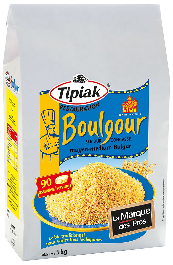 Boulgour - TIPIAK® RESTAURATION - Sac de 5 kg