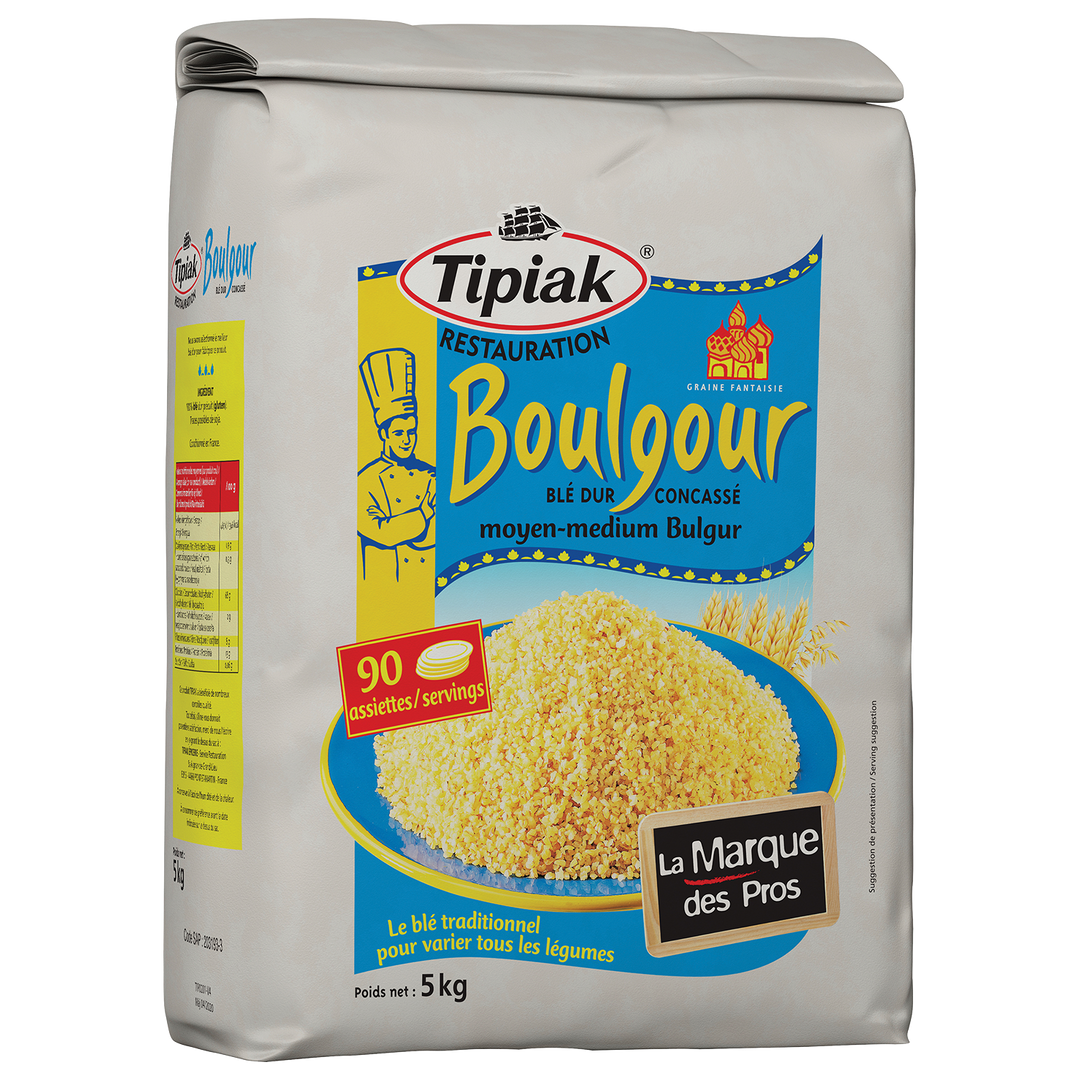 Boulgour - TIPIAK® RESTAURATION - Sac de 5 kg