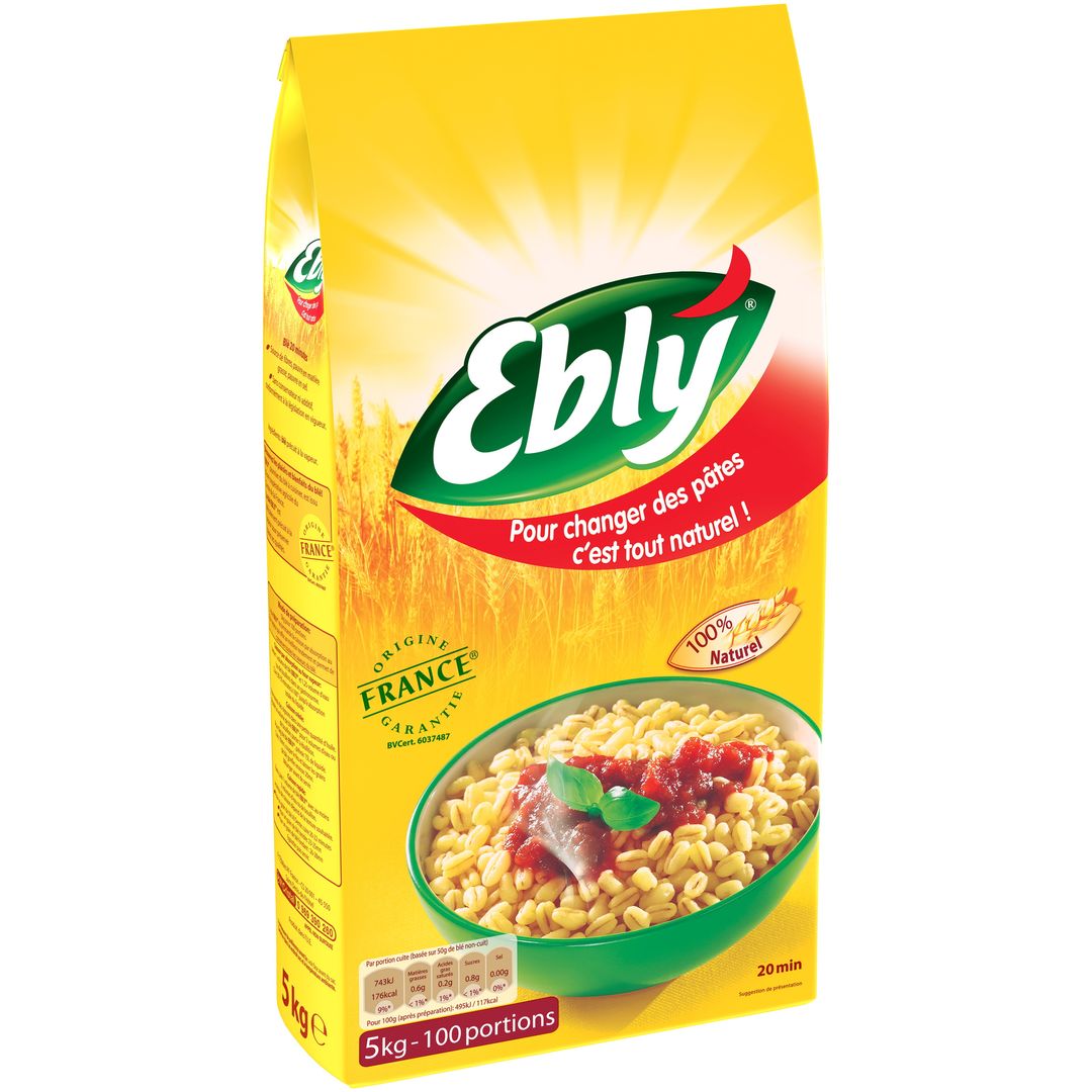 Blé dur précuit CE2 - EBLY - Sac de 5 kg