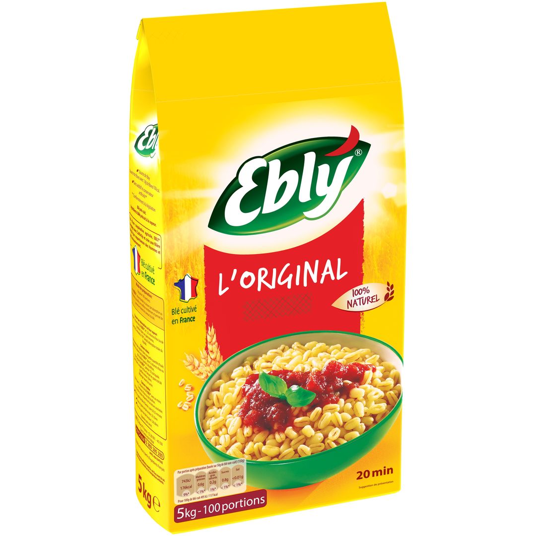 Blé dur précuit CE2 - EBLY - Sac de 5 kg