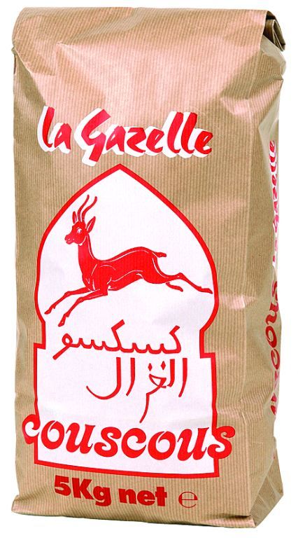 Semoule de couscous moyen - LA GAZELLE - Sac de 5 kg