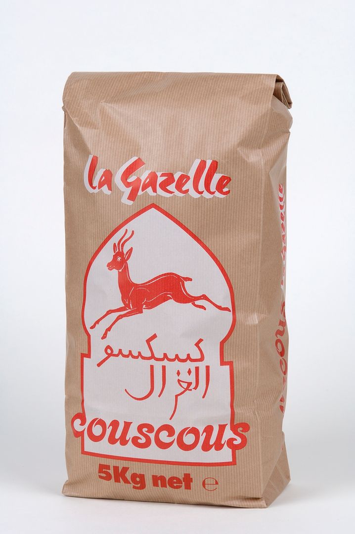 Semoule de couscous moyen - LA GAZELLE - Sac de 5 kg