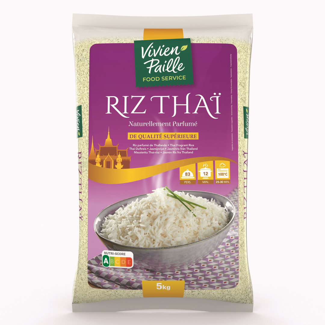 Riz long thaï parfumé QS - VIVIEN PAILLE - Sac de 5 kg