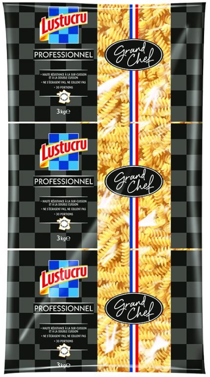 Fusilli Grand Chef QS - LUSTUCRU GD CHEF - Sac de 3 kg