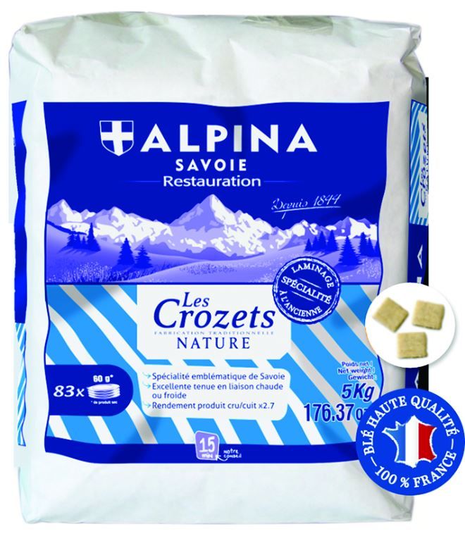 Crozets natures - ALPINA SAVOIE - Sac de 5 kg