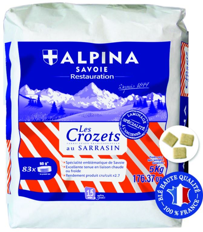 Crozets au sarrasin - ALPINA SAVOIE - Sac de 5 kg