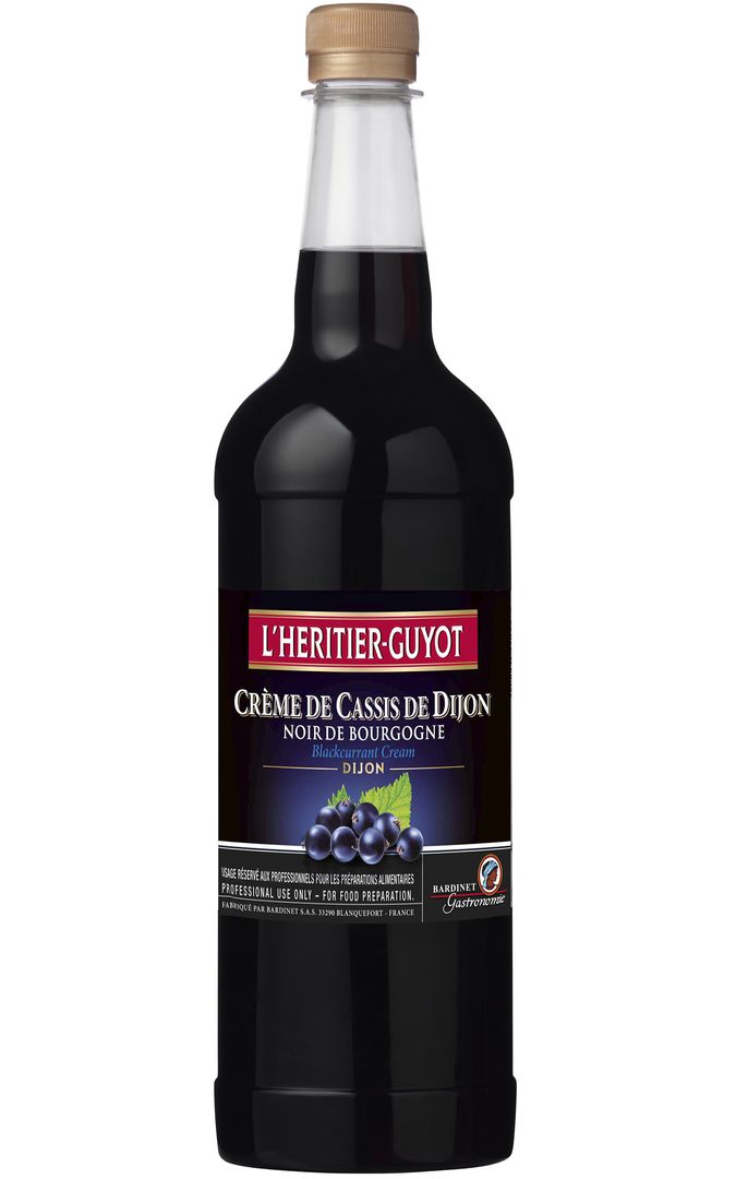 Crème de cassis 15% - L'HERITIER GUYOT - Bouteille de 1 L