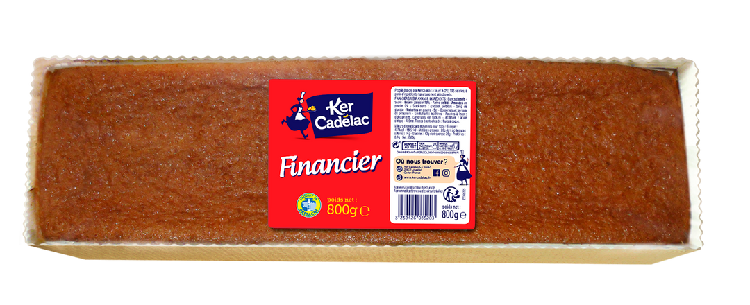 Financier aux amandes - KER CADELAC - Carton de 6 unités