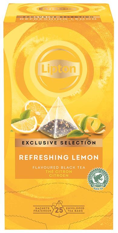 Thé noir citron - LIPTON - Boite de 25 sachets