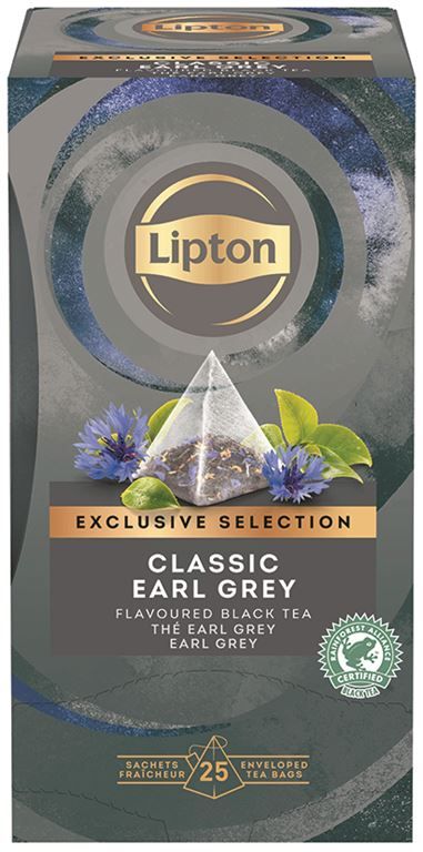 Thé noir bergamote Earl Grey - LIPTON - Boite de 25 sachets