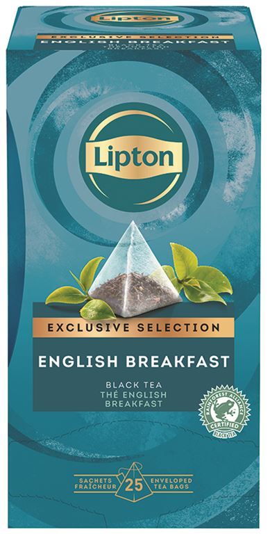 Thé noir English Breakfast - LIPTON - Boîte de 25 sachets