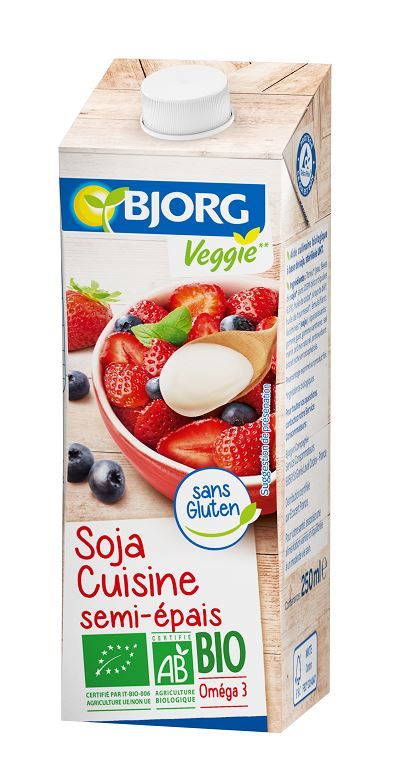 Lait au soja nature bio Bjorg