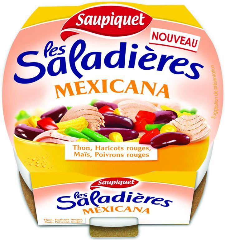 Saladière mexicana - SAUPIQUET - Carton de 14 boites